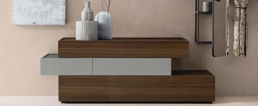 ZANETTE Комод из дуба со встроенными ручками Night moove sun-id-1453100 - Вид №1