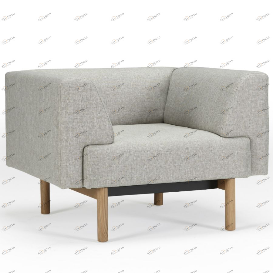 Кресло Ebeltoft, лакированный дуб, темно-песочное Kragelund 21001202244