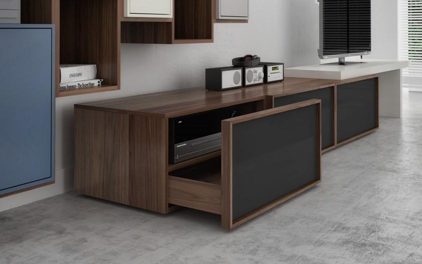 Huppé Модульная стенка из орехового дерева с подставкой под телевизор Lyrics L1 - 26 HUPPE - Вид №2