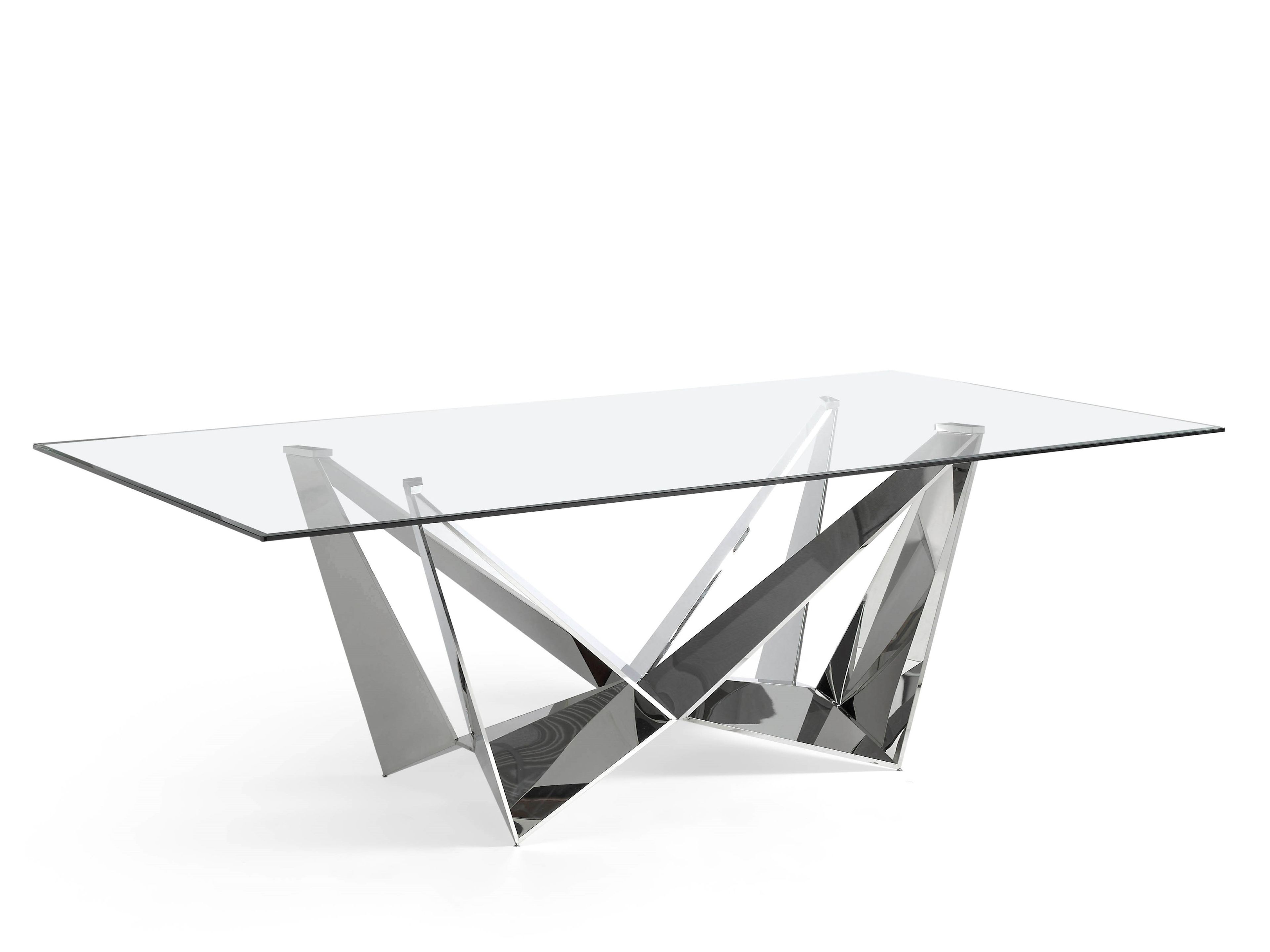 Прямоугольный стол для гостиной из стали и стекла Angel Cerda Urban Deco ARCH-00090568