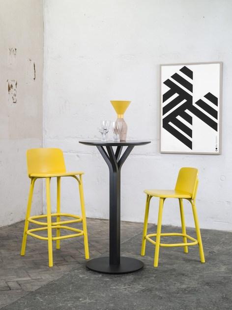 TON Табурет деревянный со спинкой Split sun-id-1400318 - Вид №3