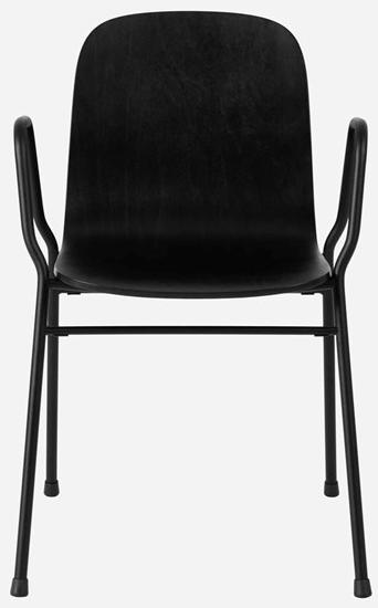 Hem Штабелируемый стул из стали и дерева с подлокотниками Touchwood sun-id-1466868 - Вид №1