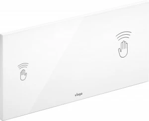 Системная техника  Viegaswift, Steptec, Viega Eco Plus, Viega Mono, панели смыва и принадлежности  T5 панели смыва и комплектующие  Бесконтактные панели смыва, с функцией Viega Hygiene+ VIEGA 653 842 1) Модель 8352.21