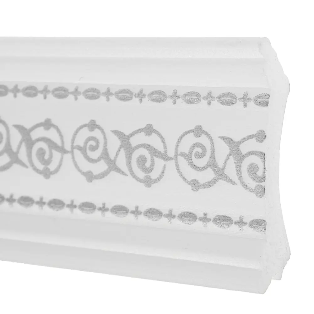 Плинтус потолочный полистирол Z 4501 жемчужный 12x40x2000 мм Santreyd STLM-2077396 - Вид №1