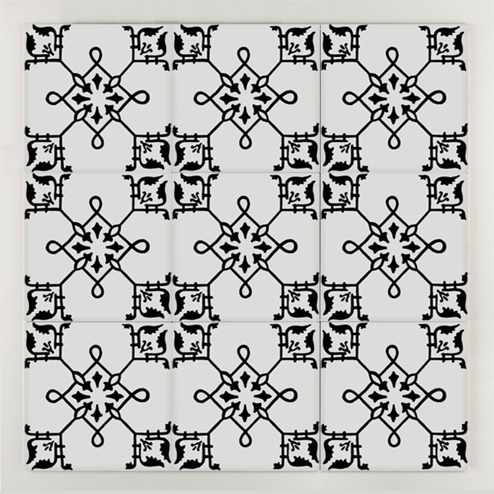 Пол / покрытие ручной работы La Riggiola черный и белый ARCH-00080559 - Вид №1