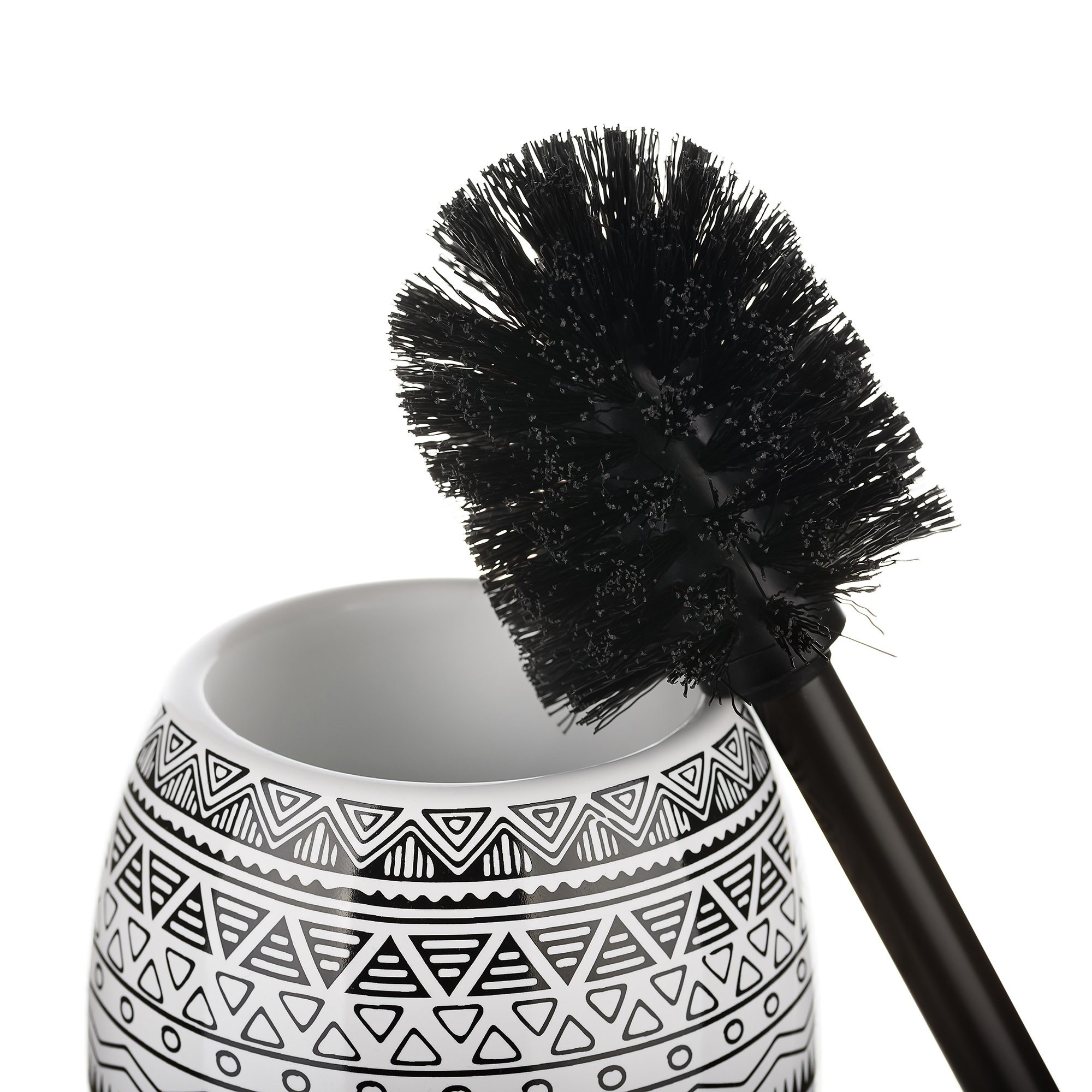 83425110 Ёршик для унитаза цвет чёрный/белый Nomads STLM-0041237 MOROSHKA  - Вид №3