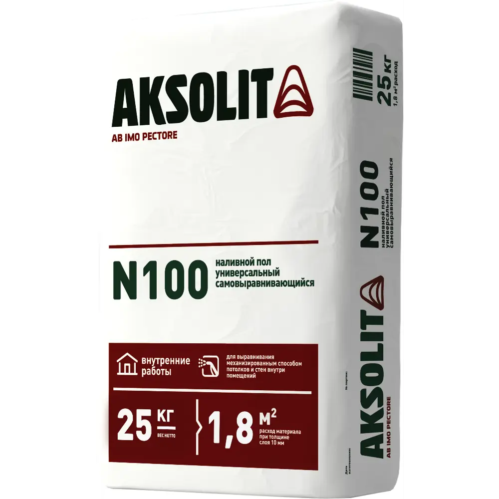 Наливной пол N100 Универсальный 25 кг 89337648 STLM-2105113 AKSOLIT 