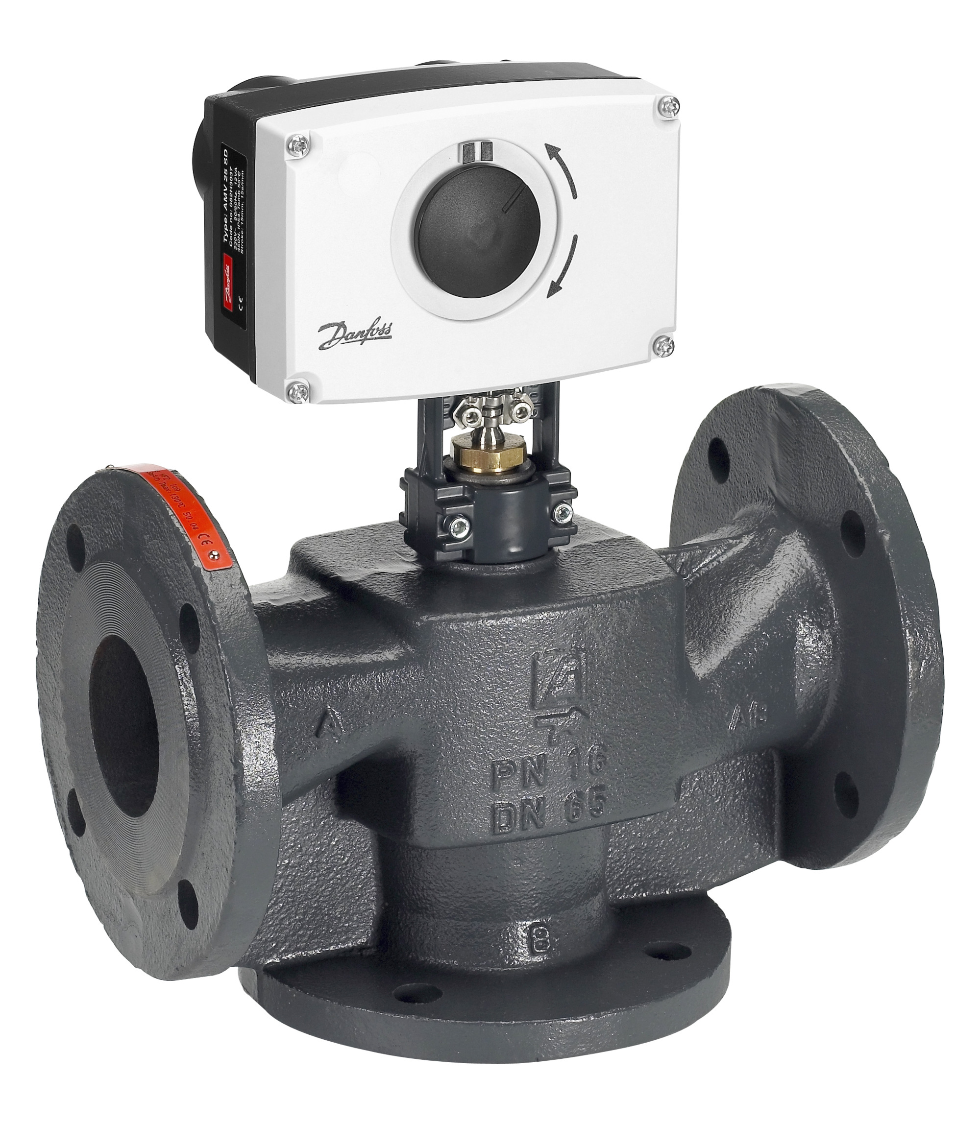 Danfoss Редукторные электроприводы с трехпозиционным управлением Электропривод импульсный AMV10 230B 082G3001  - Вид №53