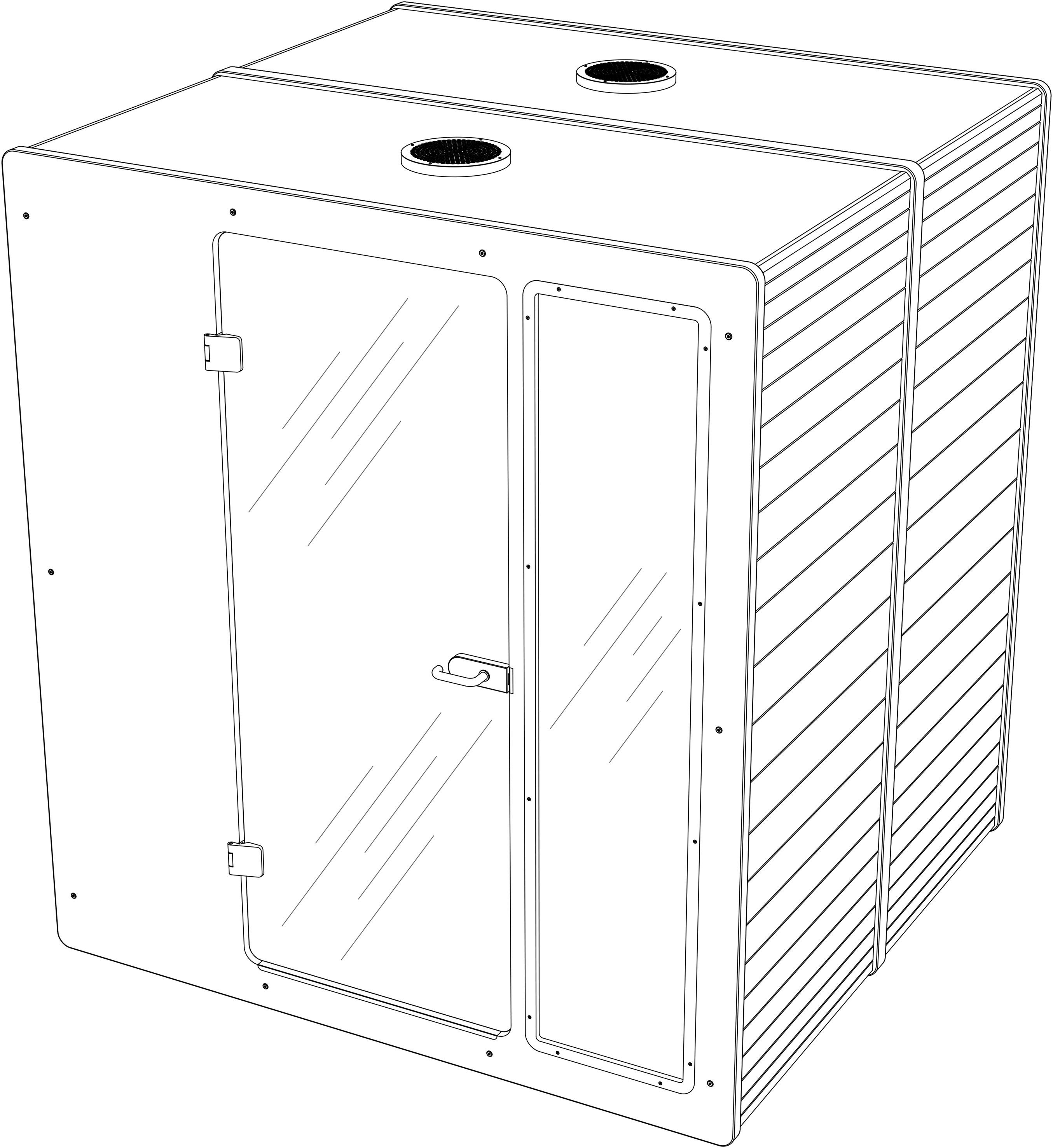Акустическая офисная кабина со встроенным освещением IMPACT ACOUSTIC® CHATPOD 700 BENCH ARCH-00099467 - Вид №6