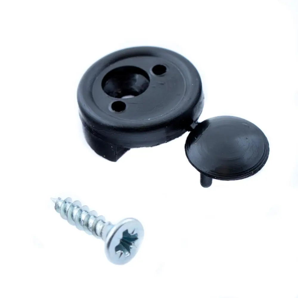 Зеркалодержатель 17 мм пластик цвет черный 4 шт Santreyd STLM-2212374