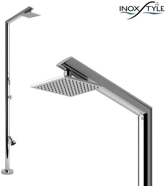Inoxstyle Летний душ из нержавеющей стали Tecno 01014 ml stylo - Вид №1