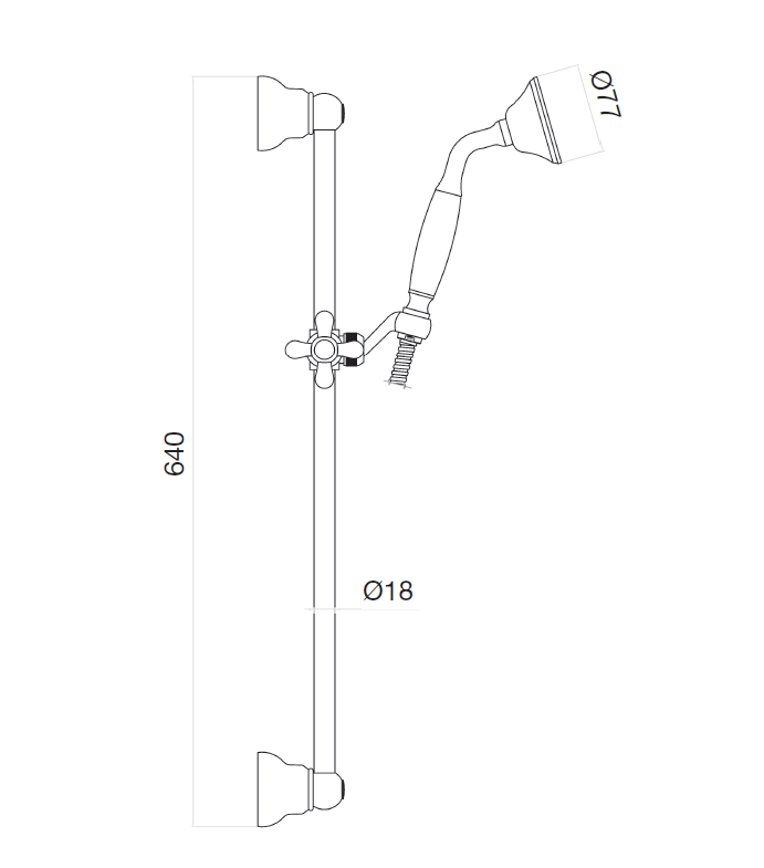 AC0385010 Душевая система , золото Webert Comfort - Вид №1