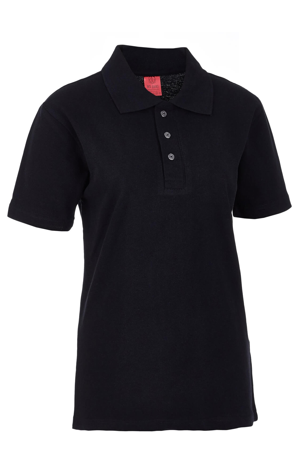 66348 Тенниска-поло черная  Одежда для салонов красоты  размер XXXL (56) Спецодежда  - Вид №6