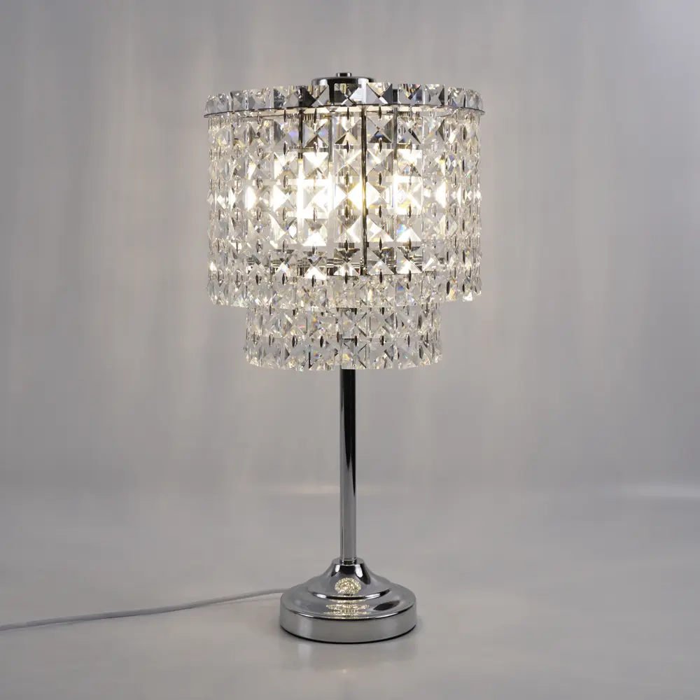 Настольная лампа Estares Diona цвет хром STLM-2010014