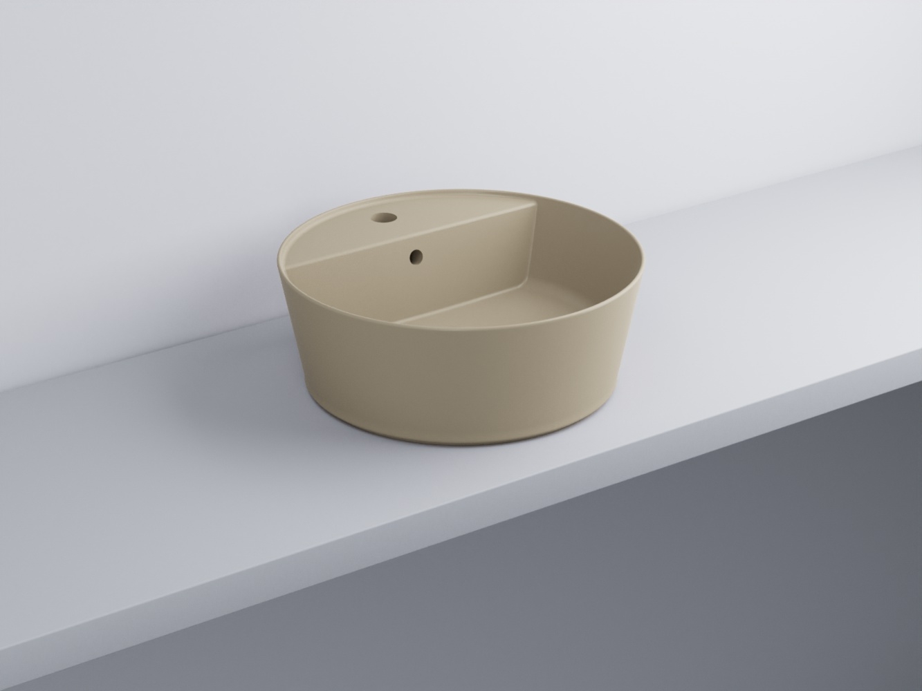 HALAT45-AV Раковина круглый Handy ø45 одно отверстие под смеситель cielo Le Bacinelle Ceramica Cielo