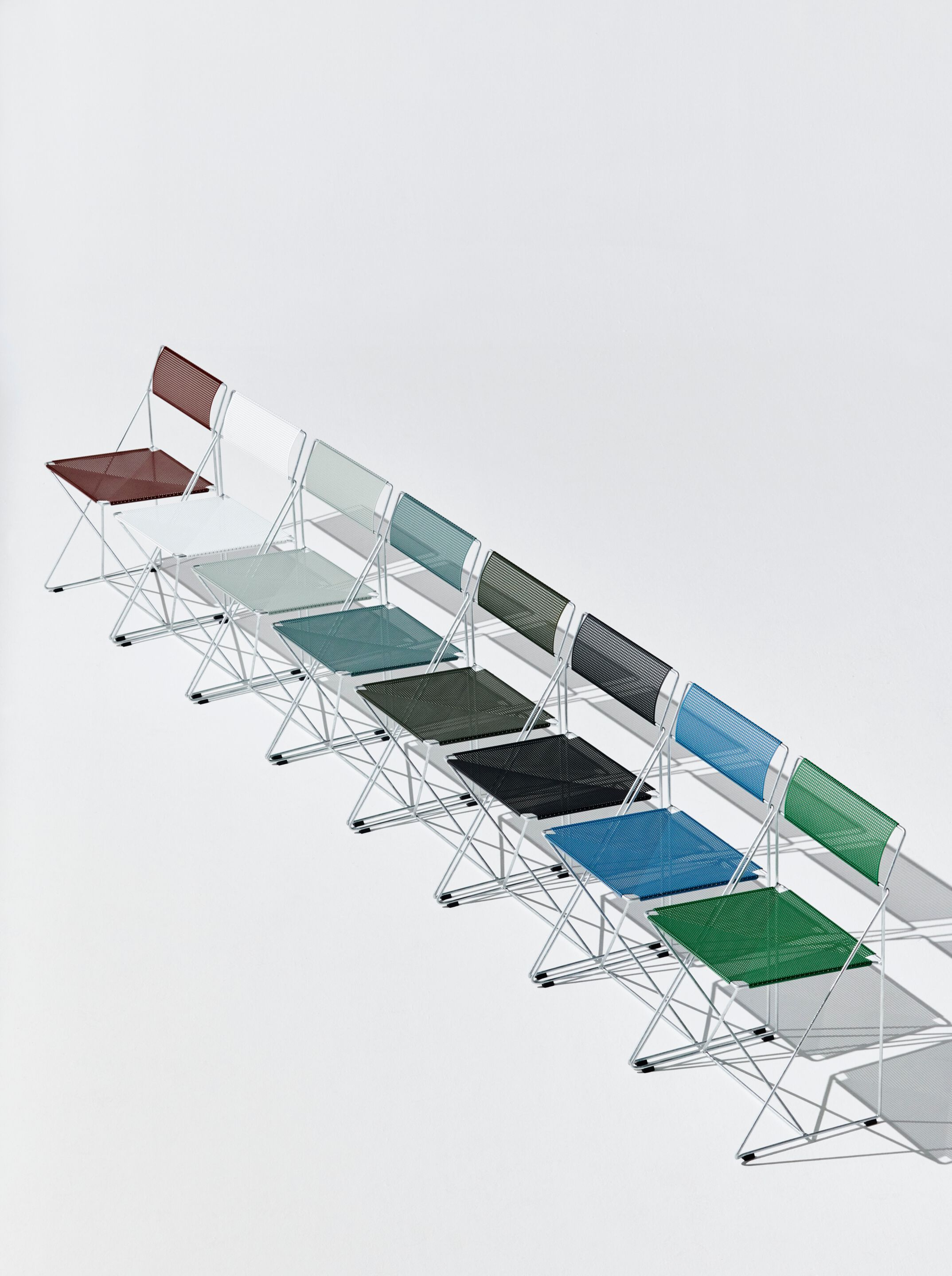 Штабелируемый стальной стул с порошковым покрытием Hay X-Line ARCH-00021501 - Вид №10