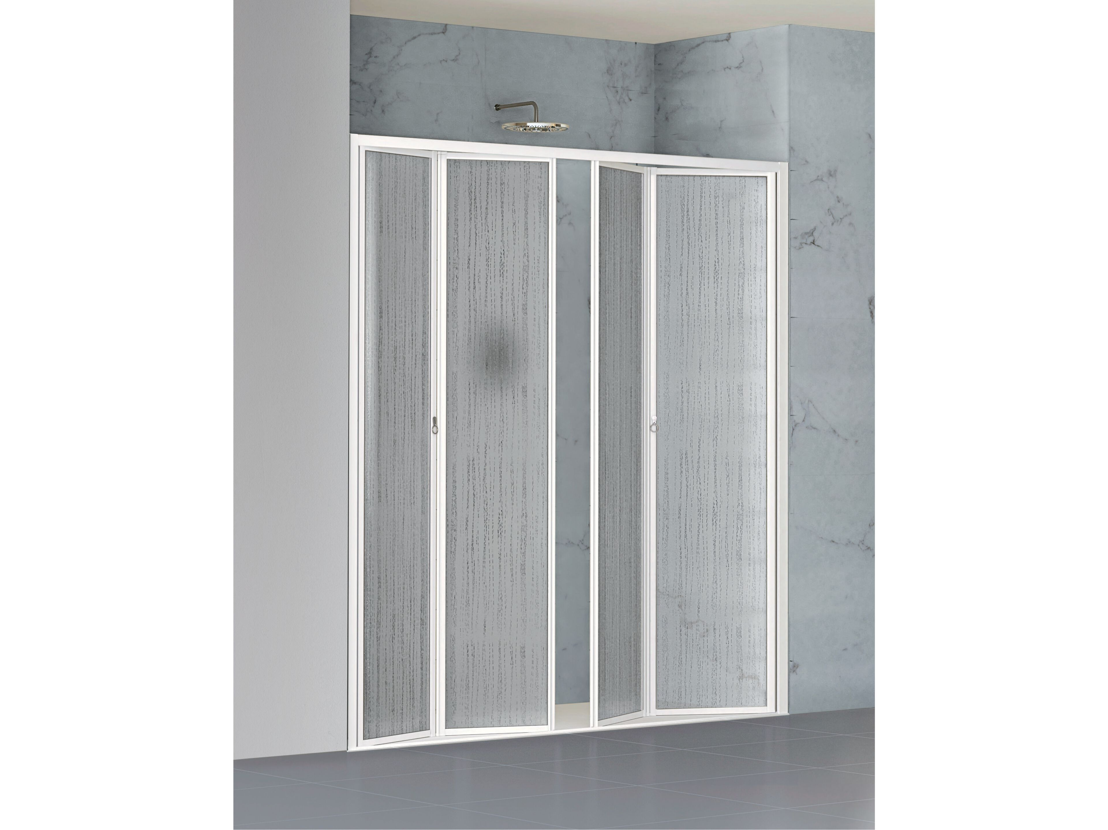 Душевая кабина из акрилового стекла с раздвижной дверью Metidea золото ARCH-00141396 - Вид №1