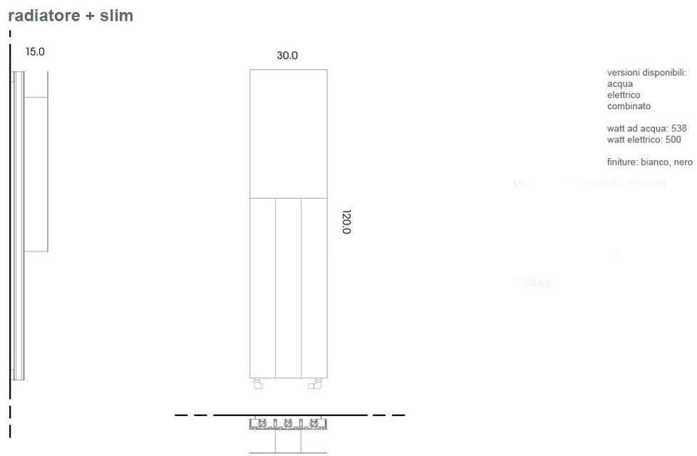 mg12 Радиатор с алюминиевым полотенцесушителем Modulo sun-id-1464155 - Вид №2