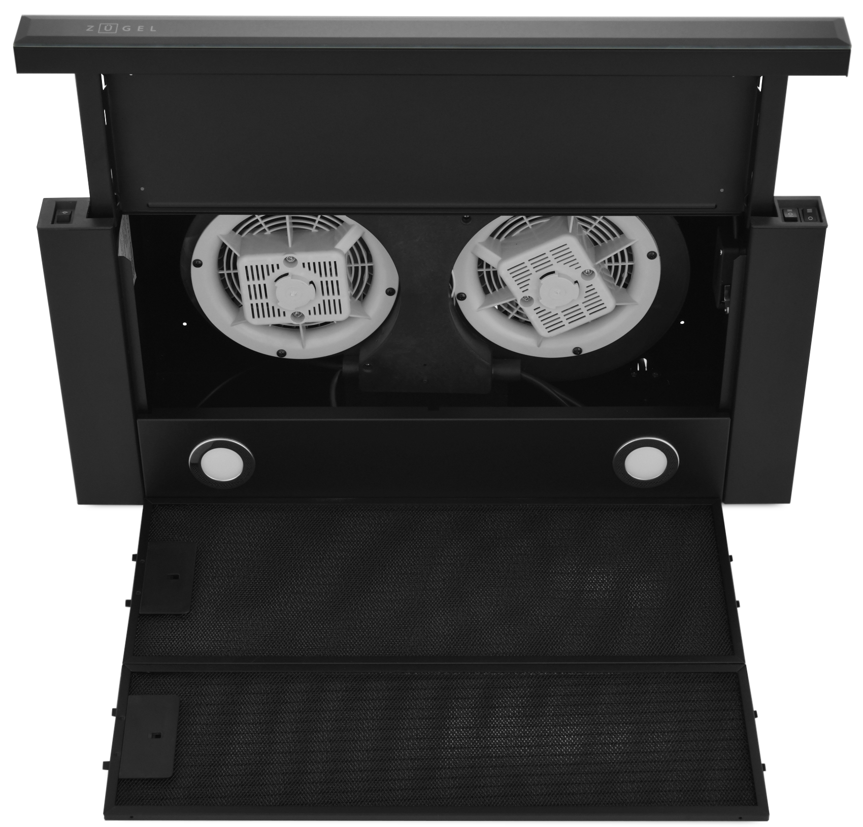 9175449 Вытяжка телескопическая ZUGEL ZHT651GB черный/черный STDN-0103710 - Вид №6