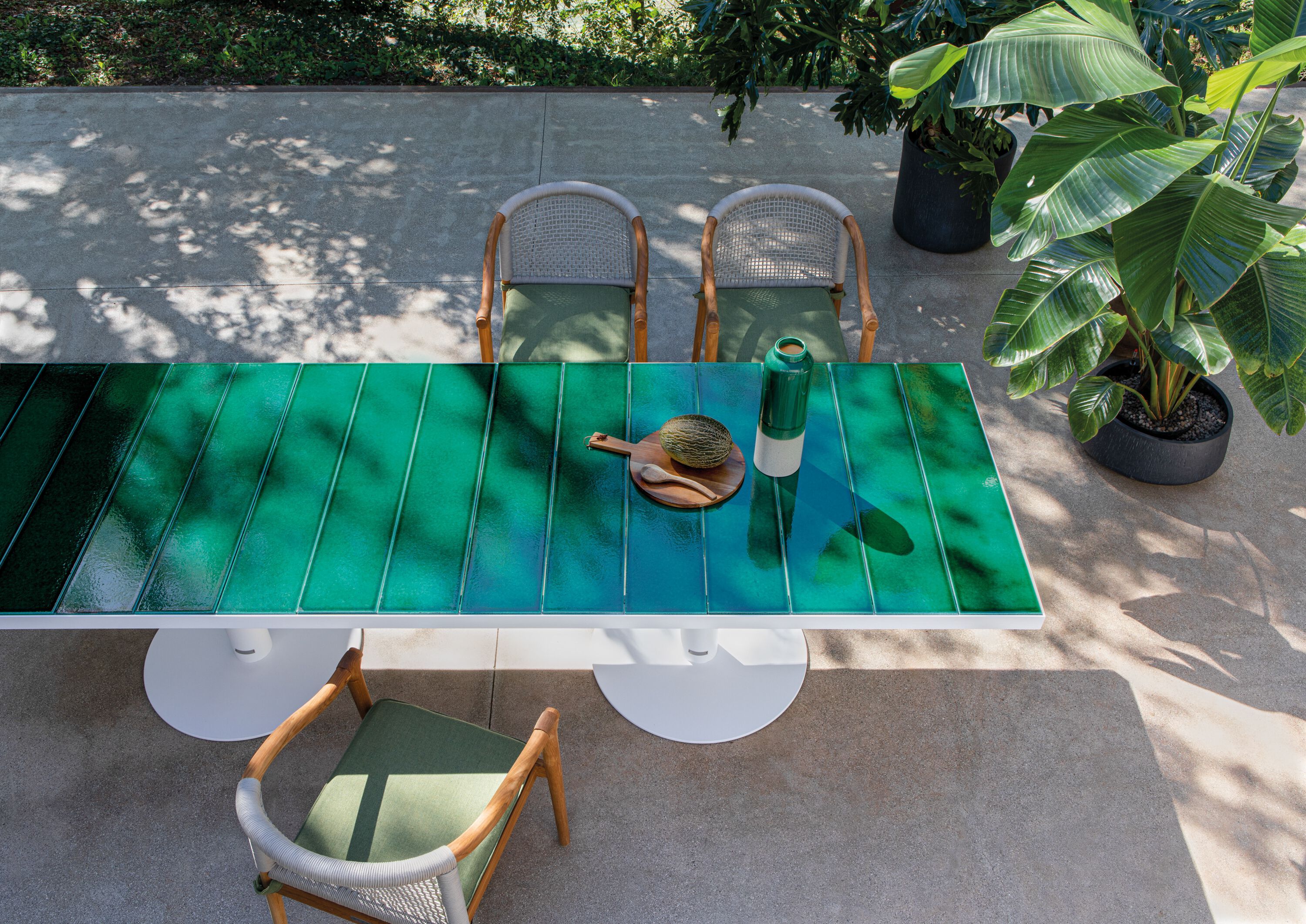 Садовый стул с подлокотниками из тика и веревки Atmosphera Lodge .25 ARCH-00139408 - Вид №2