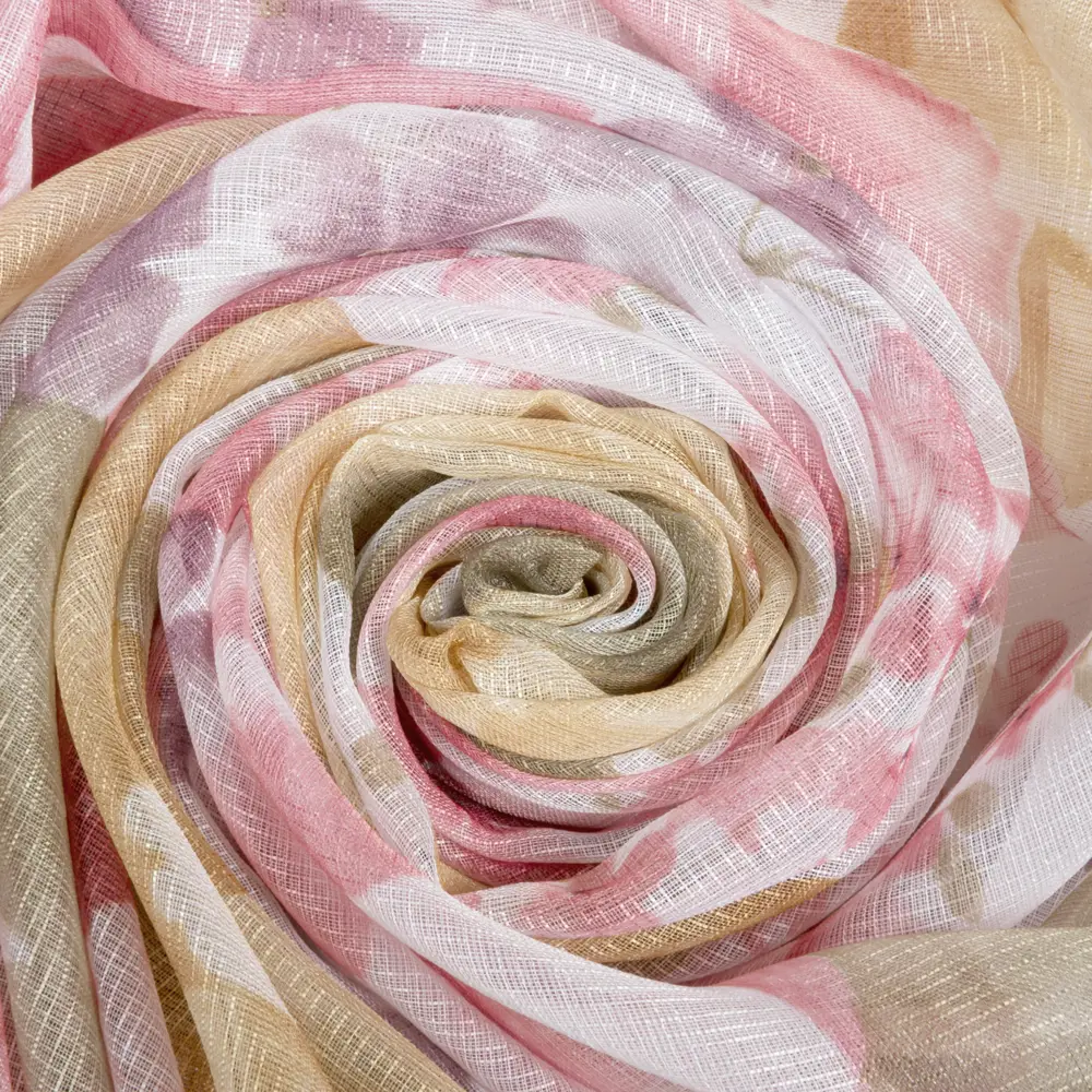 Тюль на ленте «Поляна», 300х270 см, цветы, цвет мультиколор ТОРГОВЫЙ ДОМ ТЕКСТИЛЬ STLM-2025357 - Вид №1