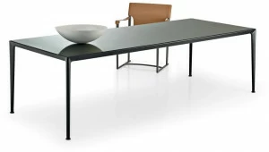 B&B Italia Прямоугольный стеклянный стол Mirto indoor