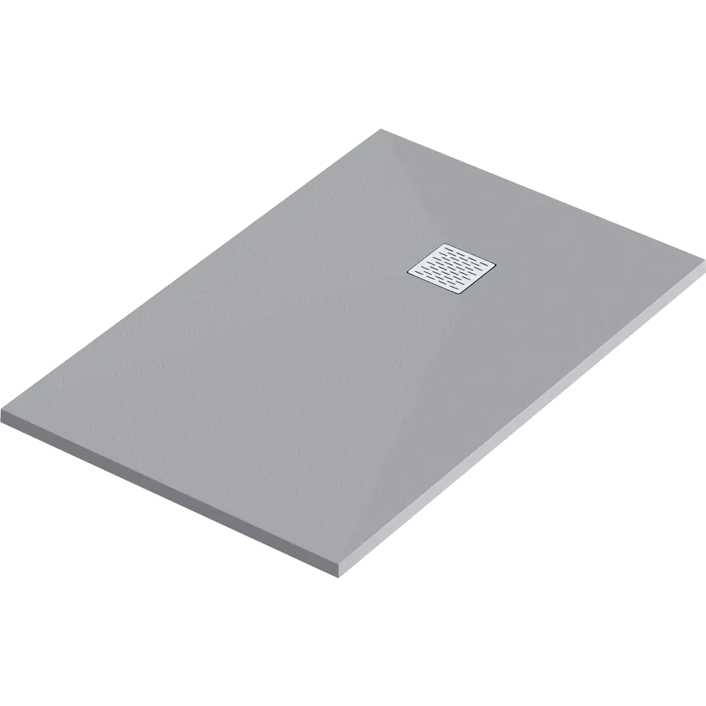 Душевой поддон Keram литьевой мрамор 120x80 см цвет грей Santreyd Essentia STLM-2190862 - Вид №1