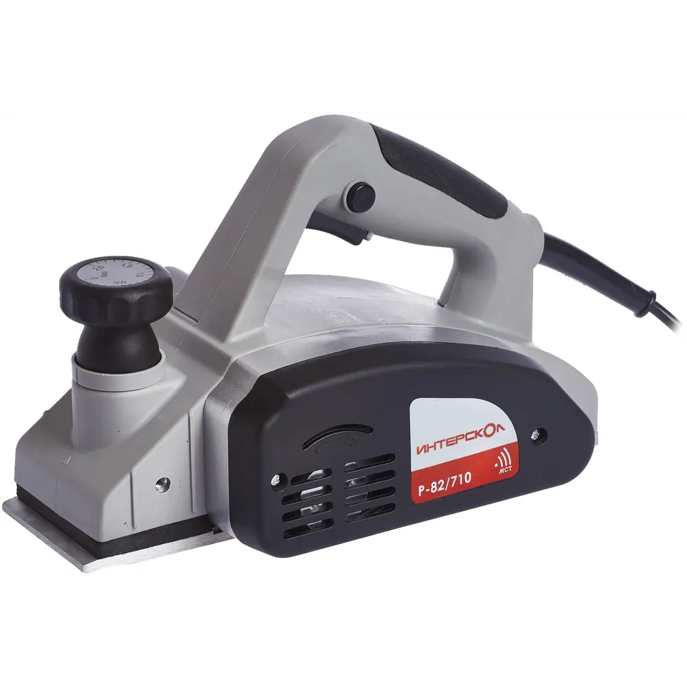 Электрический рубанок Интерскол Р-82/710 для профессиональной обработки древесины 86845664 STLM-0072004