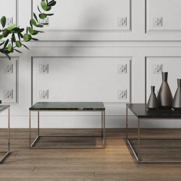 TemaHome Квадратный мраморный журнальный столик Gleam sun-id-1491550 - Вид №9