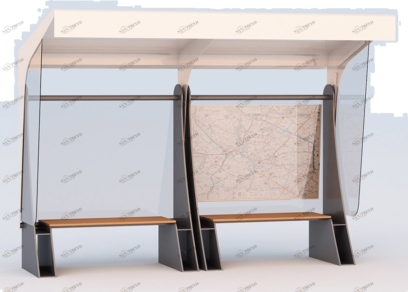 DIMCAR Стальное навес для автобусной остановки  G528 