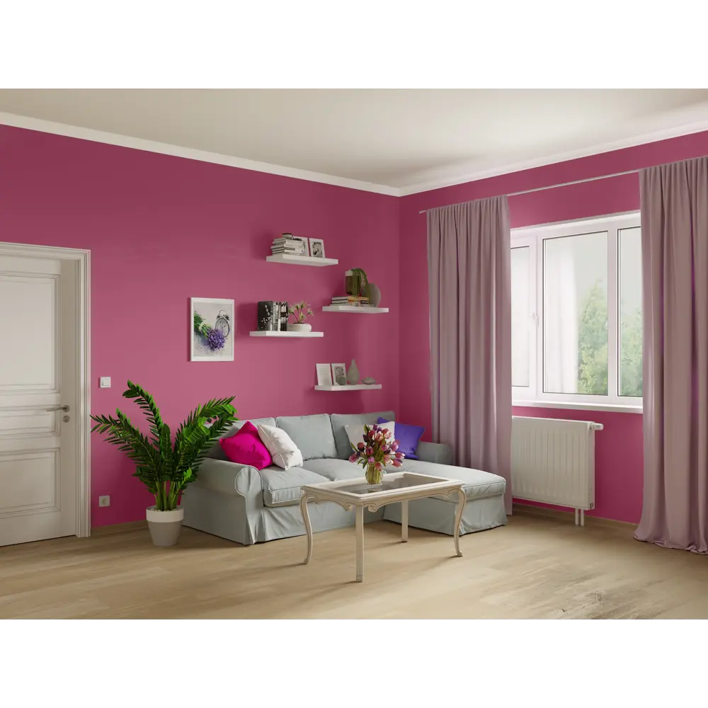 Краска для стен и потолков Trend Farbe цвет Ягодный смузи 50 мл Dufa STLM-2016836 - Вид №4