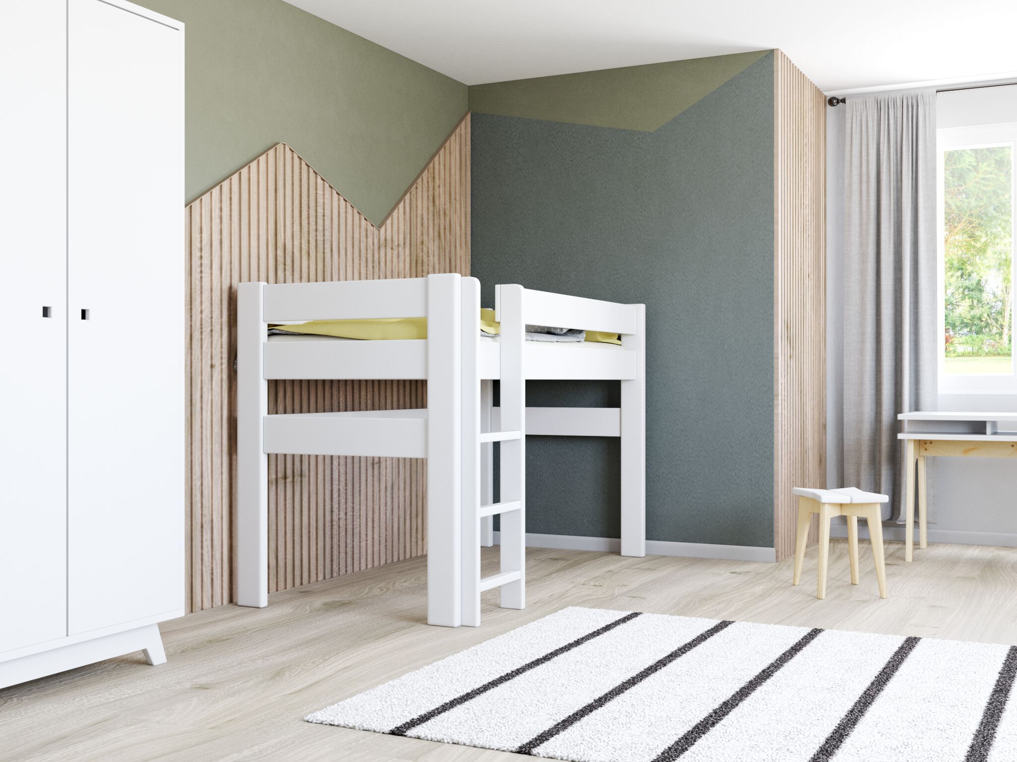 Деревянная кровать-чердак Mathy by Bols DOMINIQUE ARCH-00030157 - Вид №18