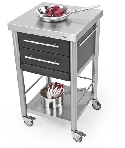 JOKODOMUS Отдельностоящий кухонный модуль из нержавеющей стали с ручками Auxilium sun-id-1387260 - Вид №1