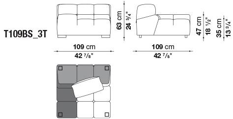 B&B Italia Модульный секционный диван Tufty time sun-id-1414316 - Вид №19