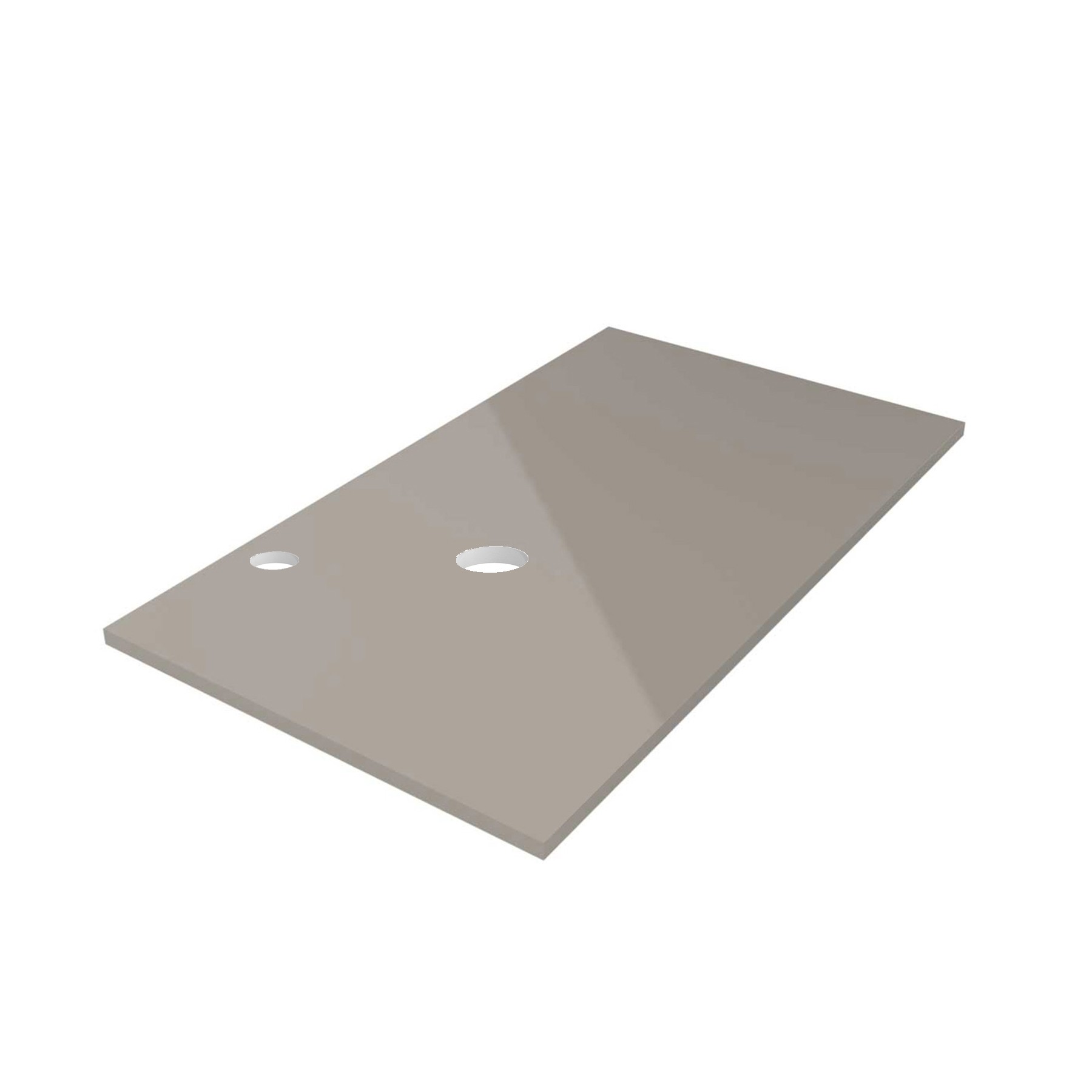 26977 SALGAR Столешница механизированная до 1000 GLOSS TAUPE 16 мм Глянцево-серо-коричневый 