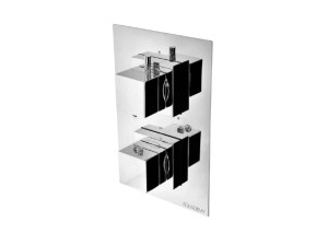 Термостатический смеситель для душа с 2 отверстиями