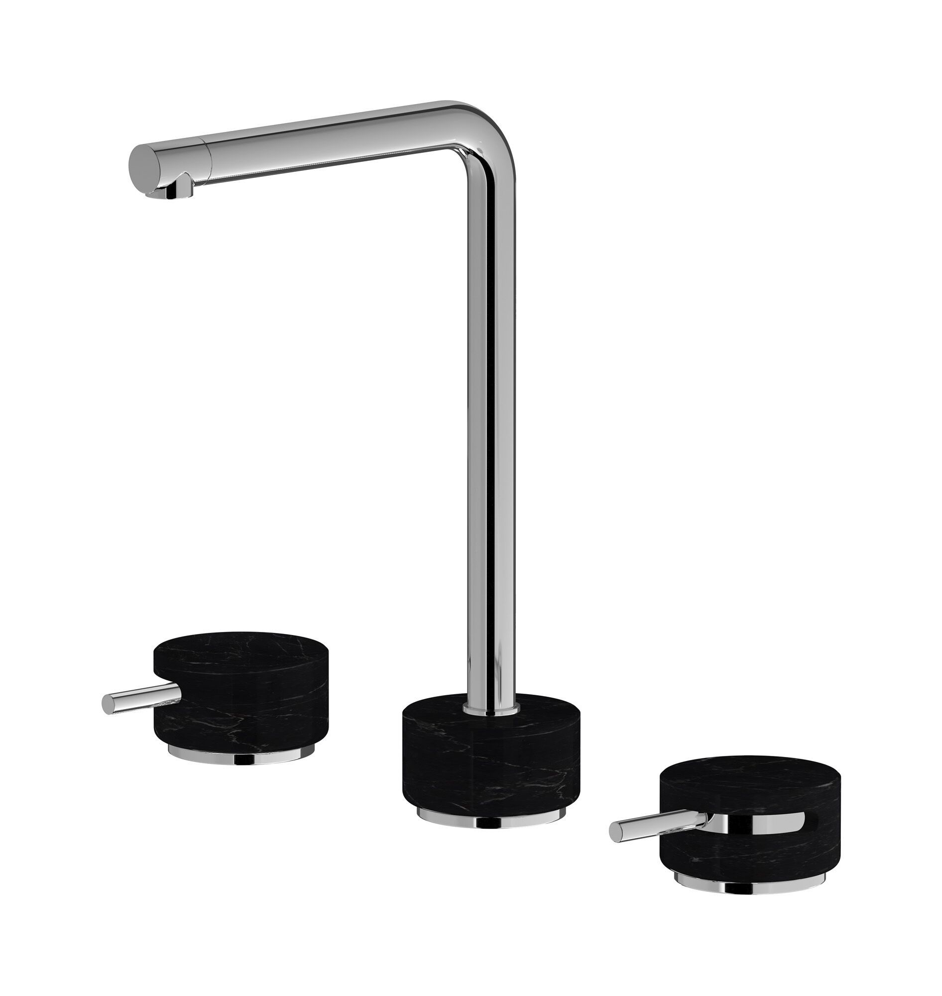 Смеситель для раковины с 3 отверстиями для мраморной столешницы IB мрамор + мрамор Elle ARCH-00027172 - Вид №1