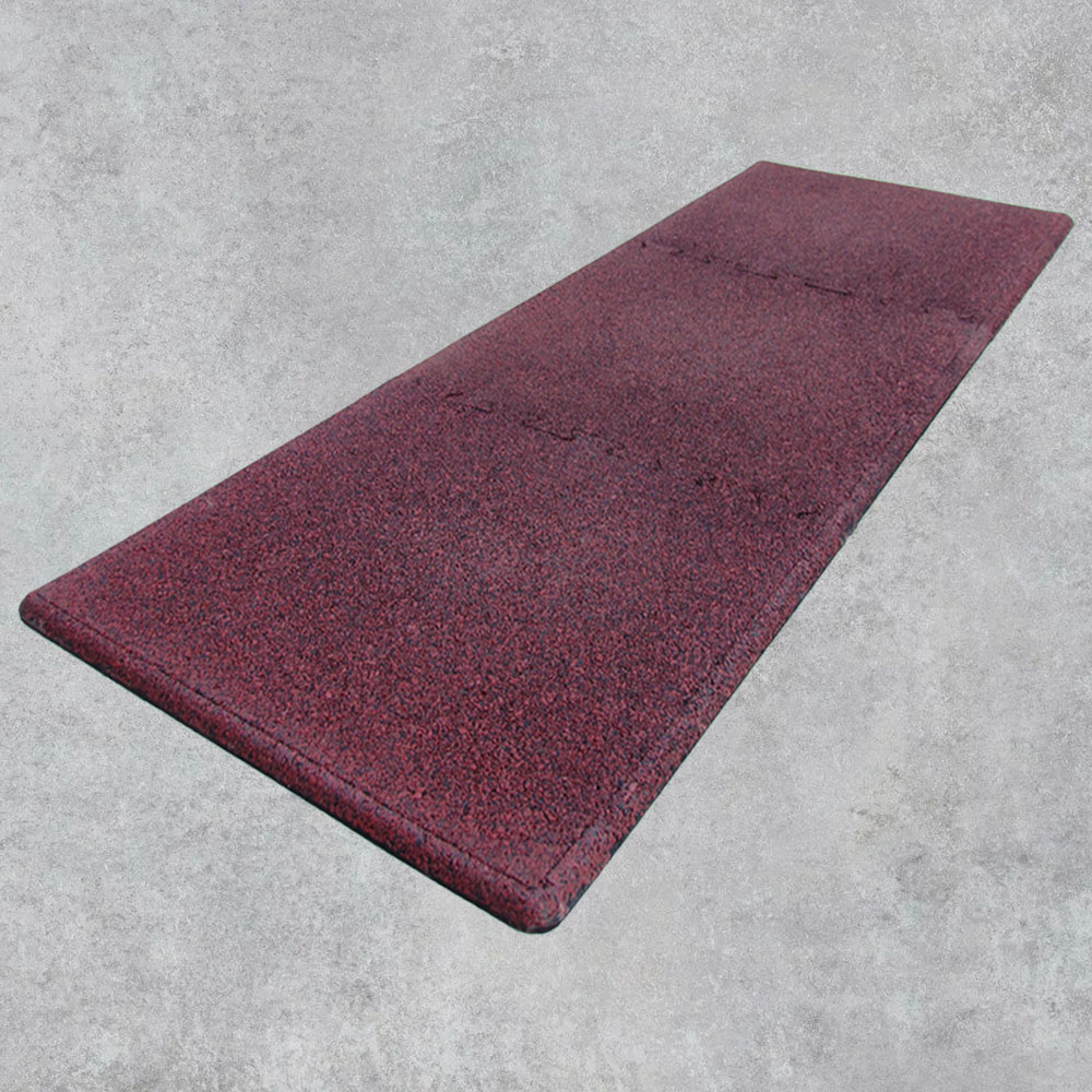 Дорожка садовая красная из 3 элементов. Резиновое покрытие