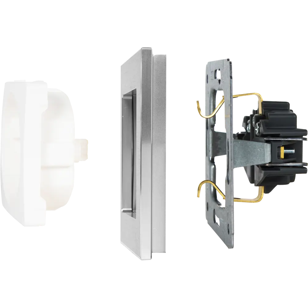 Рамка для розеток и выключателей Werkel Aluminium 5 постов, металл, цвет алюминий STLM-2011277 - Вид №3