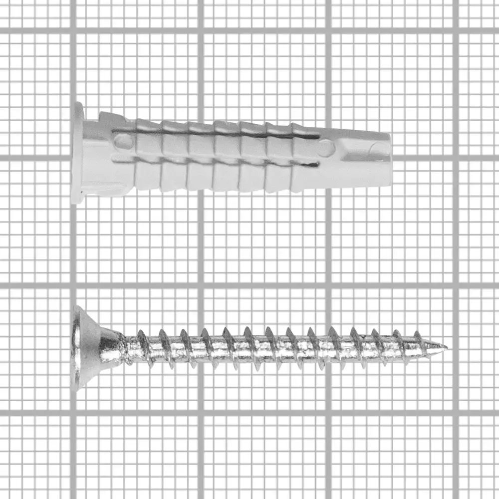 Дюбель универсальный нейлоновый Dilwis 5x25мм 20 шт. в комплекте с шурупом STLM-2026979 - Вид №6