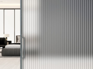 Матовое стекло с линейной текстурой