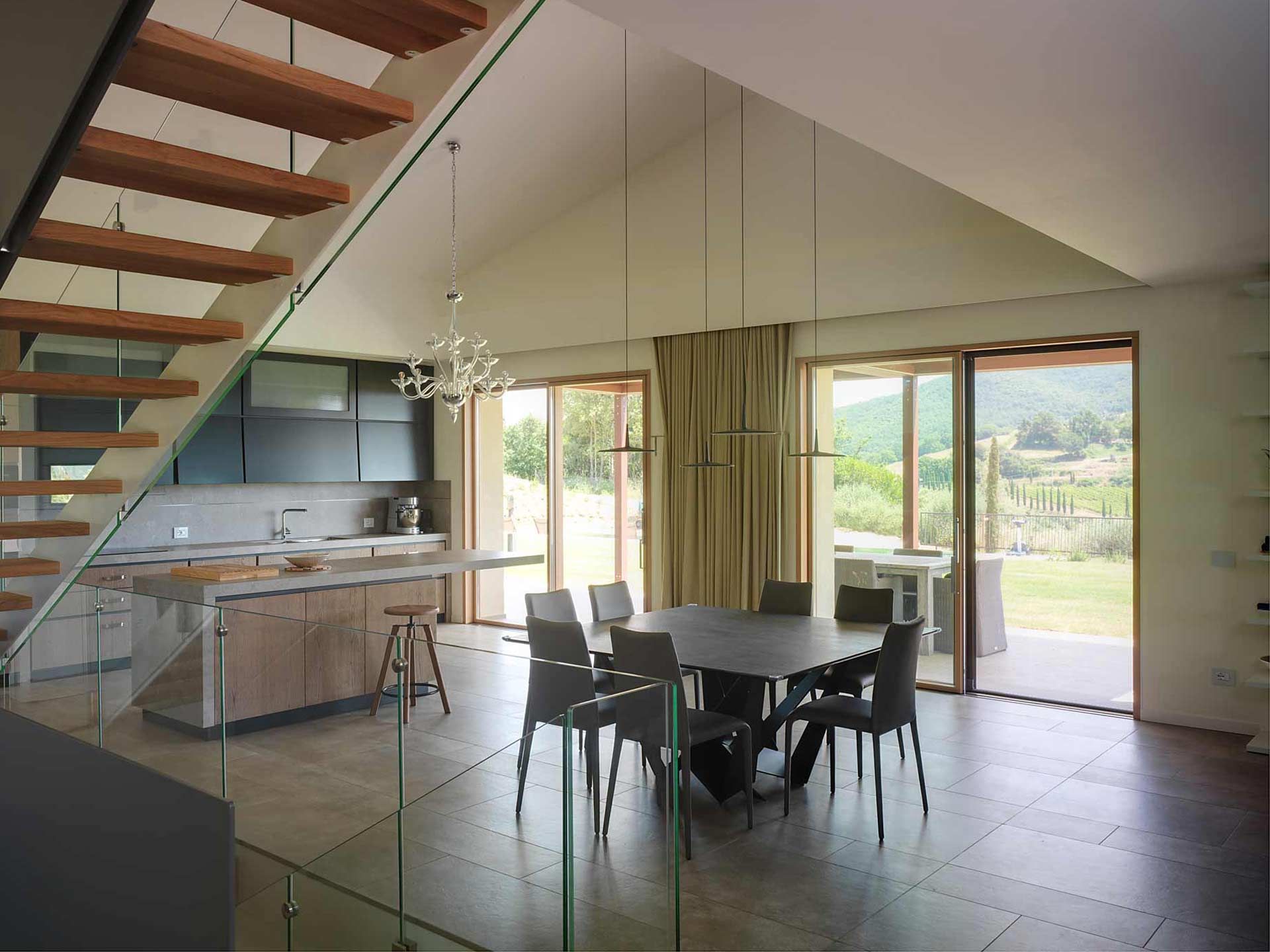 Раздвижные деревянные двери-окна с двойным остеклением Carminati Skyline System ARCH-00098426 - Вид №4