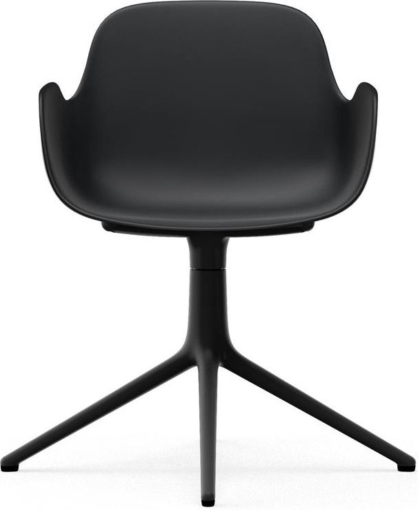 606112 Кресло Swivel 4L Black Alu Black Normann Copenhagen Form - Вид №1