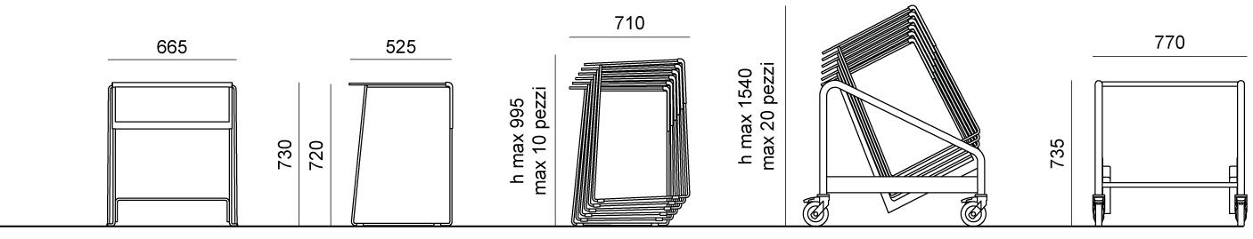 Diemmebi Складная скамья из hpl sun-id-1483895 - Вид №7