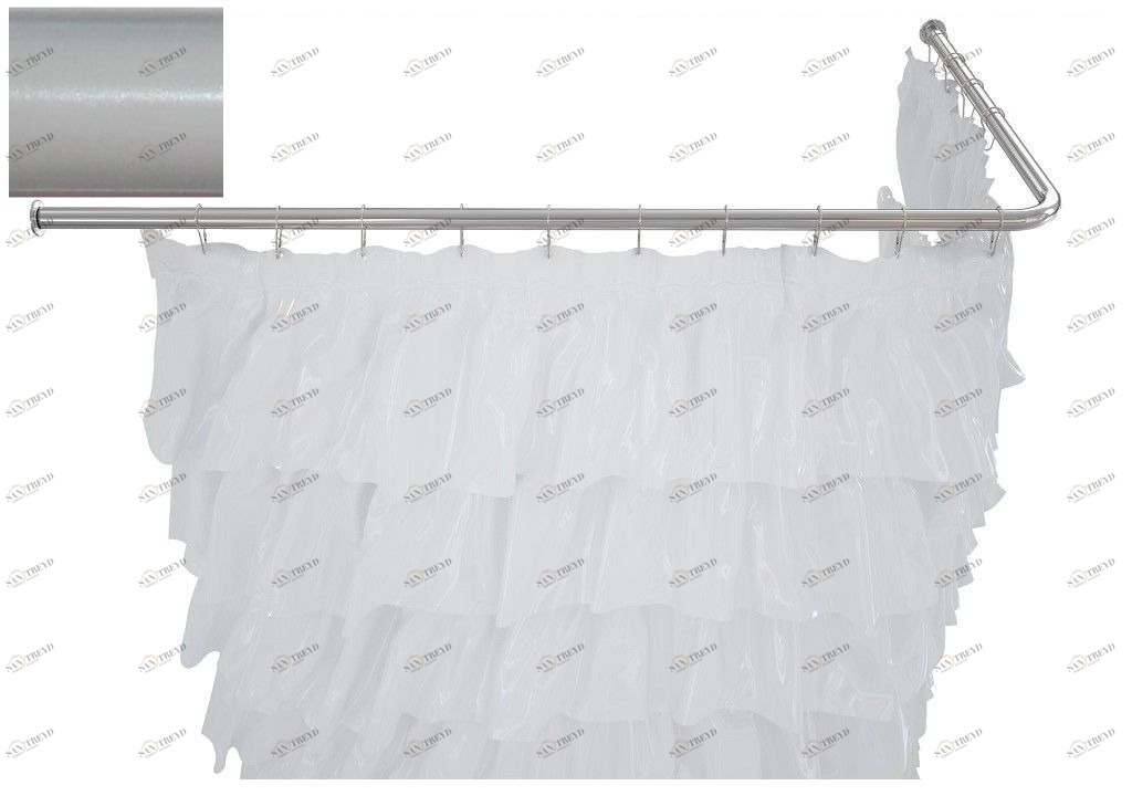 Карниз для ванны Aquanet угловой Г-образный 150x75 белый 00241640