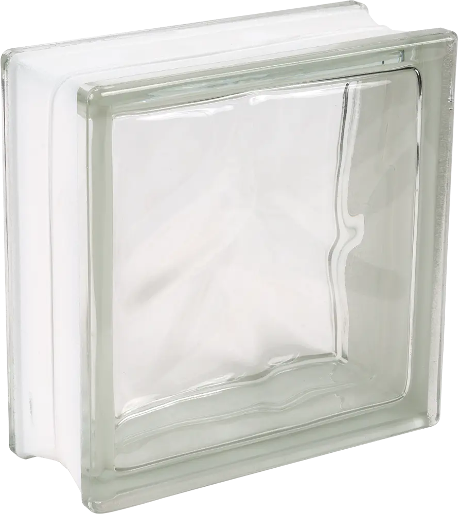 Santreyd Стеклоблок Богема Волна - прозрачный элемент для светопрозрачных конструкций 13470124