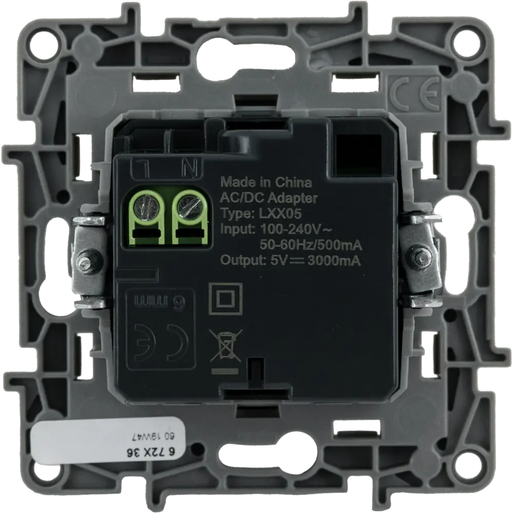 Зарядное устройство USB тип А / тип С - Legrand Etika - 3000мА 15Вт - слоновая кость STLM-2029002 - Вид №2