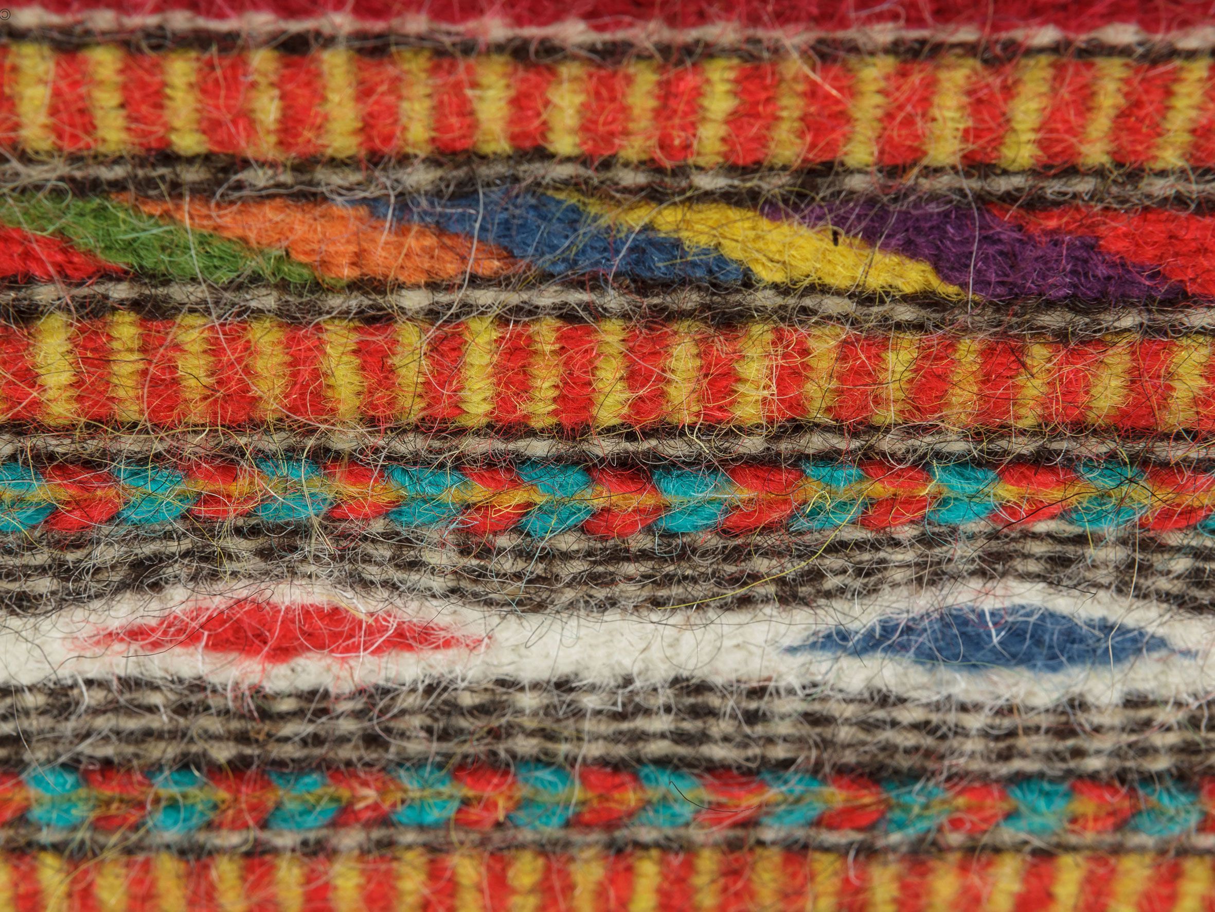 Сардинский шерстяной гобелен Eugenia Pinna DIAGONALE ROSSO ARCH-00073268 - Вид №1