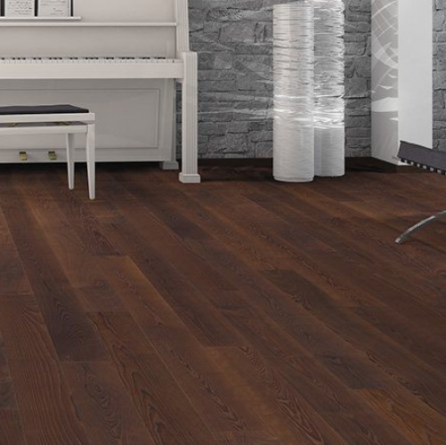 Паркетная доска Haro 4000 Series Top connect термо Меццо Ясень Натур с брашью (Текстурированная) 2200х173 мм 531772 - Вид №1