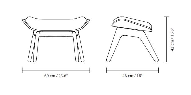 Мягкая подставка для ног из ткани Kvadrat UMAGE the Reader ARCH-00012713 - Вид №1